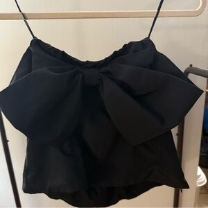 NWOT EXPRESS STRAPLESS BOW TOP